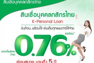 สมัครสินเชื่อบุคคล-กสิกรไทย สินเชื่ออนุมัติง่าย